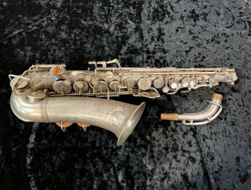 Original Silver Plated Buescher Aristocrat Alto Saxophone - Serial # 279064